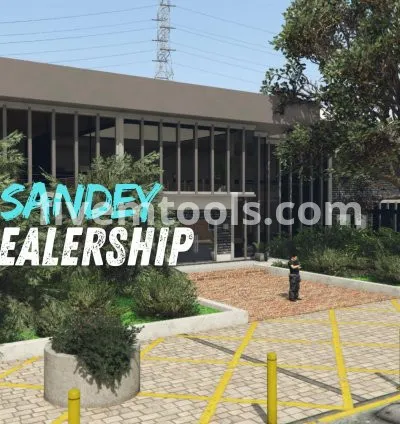Sandy Dealership MLO – FiveM Luxury Car Dealer | Modern Vehicle Showroom