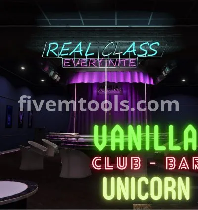 FiveM Vanilla Unicorn MLO | Nightclub & Bar Interior | FiveM Club MLO | High Quality & Optimized RP Map | FiveM Ready